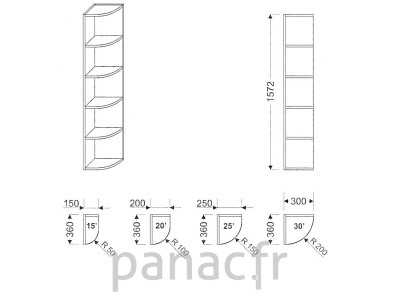 Armoire de cuisine GO-150/1572 P