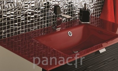 Galerie: Plan vasque en verre sur mesure