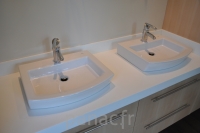 Mobilier salle de bain sur mesure en bois