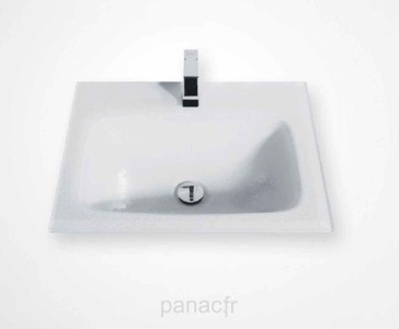 Glass 60-03  Plan vasque en verre sur mesure