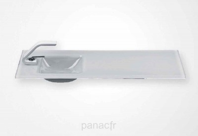 Glass 40-01 L Lave-main en verre sur mesure gauche