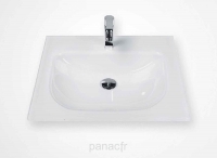 Glass 50-05 Plan vasque en verre sur mesure