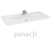 Glass 120-02 Plan vasque en verre sur mesure