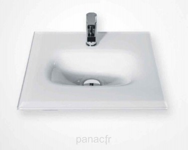 Glass 50-03 Plan vasque en verre sur mesure