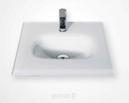 Glass 50-03 Plan vasque en verre sur mesure