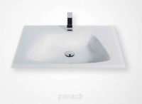 Glass 60-05  Plan vasque en verre sur mesure