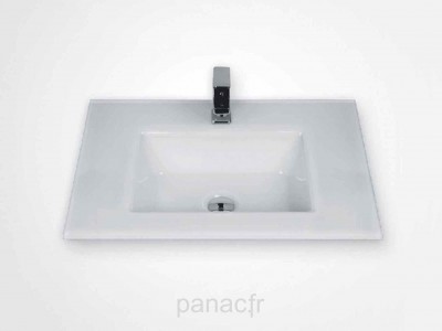 Glass 60-06  Plan vasque en verre sur mesure