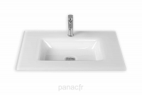 Glass 70-02 Plan vasque en verre sur mesure