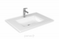 Glass 70-02 Plan vasque en verre sur mesure