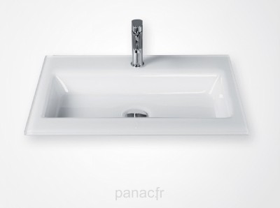 Glass 90-13 Plan vasque en verre sur mesure