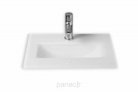 Glass 50-02  Plan vasque en verre sur mesure